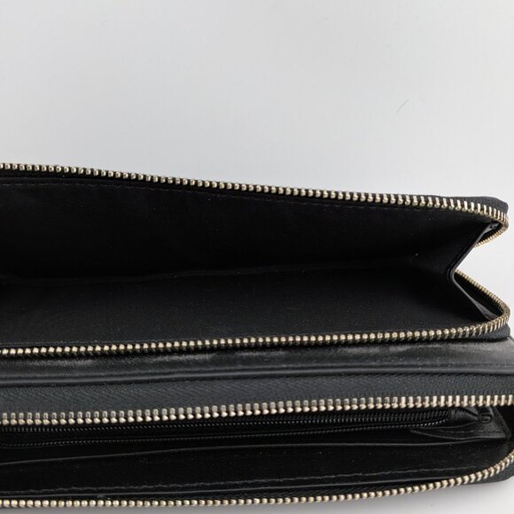 Coach Women's wallet/wristlet black leather - authentic - Picture 5 of 5